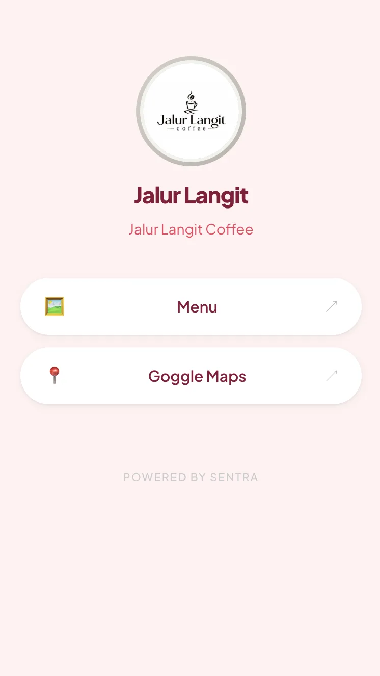 Jalur Langit Coffee — Link Bio powered by Sentra
